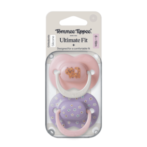 Tommee Tippee Silikonový dudlík Ultimate Fit Deco Girl 6-18m 2 ks více barevných variant obraz