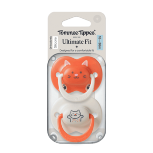 Tommee Tippee Silikonový dudlík Ultimate Fit Deco Girl 18-36m 2 ks více barevných variant obraz