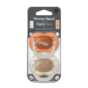Tommee Tippee SIlikonový dudlík Night 0-6m 2 ks více barevných variant obraz
