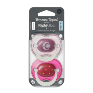 Tommee Tippee Silikonový dudlík Night 18-36m 2 ks více barevných variant obraz