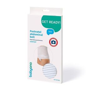Babyono Stahovací pás po porodu Comfort XL 1 ks bílý obraz