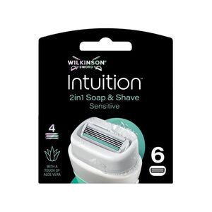Wilkinson Intuition 2v1 Soap & Shave Sensitive náhradní hlavice 6 ks obraz