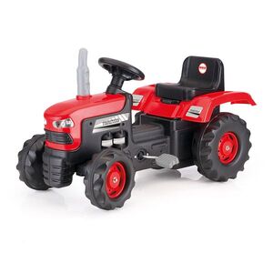Dolu Velký šlapací traktor, červený obraz