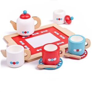 Bigjigs Toys Čajový servis s puntíky obraz