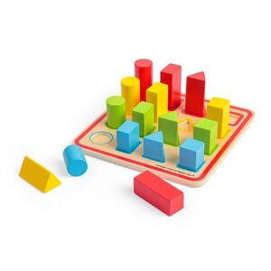 Bigjigs Toys Barevné vkládací tvary obraz