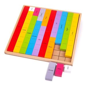 Bigjigs Toys Didaktická tabulka Desítky obraz