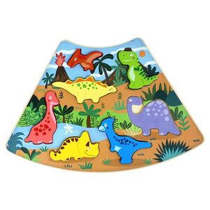 2Kids Toys Dřevěné puzzle Dinosauři propojitelné, 7 dílů obraz