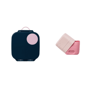 B.BOX Svačinový box střední + Mini krabička na svačinu - set růžový obraz