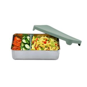 Melii Nerezový Bento box 740 ml se silikonovým víkem - zelený obraz