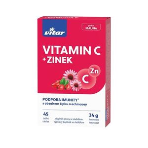 Vitar Vitamin C + zinek + echinacea + šípek 30+15 tablet obraz