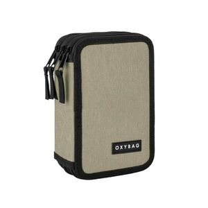 Oxybag UNICOLOR - třípatroý penál Mocca obraz