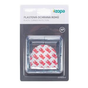 Zopa Plastová ochrana rohů 4ks, transparent obraz
