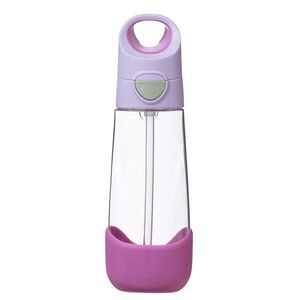 B.BOX Lahev na pití s brčkem 600 ml - sugar plum obraz