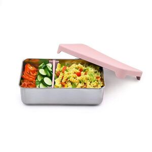 Melii Nerezový Bento box 740 ml se silikonovým víkem - růžový obraz