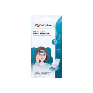 Aidplast Chladivá náplast proti migréně 5 x 12 cm 2 ks obraz