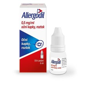 Allergodil 0, 5 mg/ml oční kapky 6 ml obraz