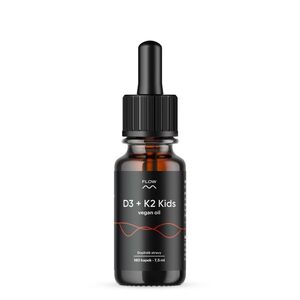 Flow Nutrition D3 + K2 Kids vegan oil 7, 5 ml obraz