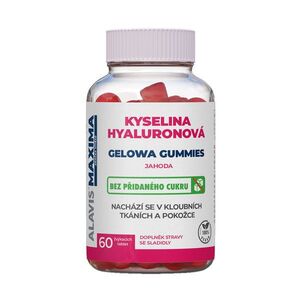 Alavis Maxima Kyselina hyaluronová gummies jahoda 60 žvýkacích tablet obraz