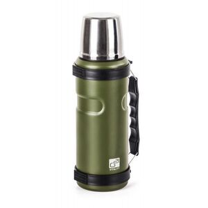 G21 Termoska na pití 1000 ml, khaki zelená s rukojetí obraz
