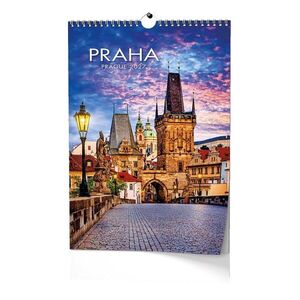 Baloušek Nástěnný kalendář Praha 2027 32 × 45 cm obraz