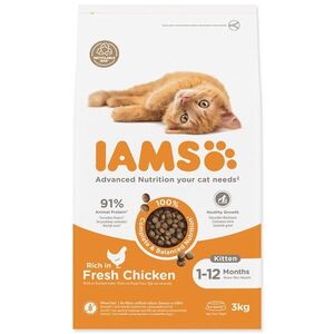 IAMS Krmivo Cat Kitten Chicken 3kg obraz