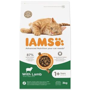 IAMS Krmivo Cat Adult Lamb 3kg obraz
