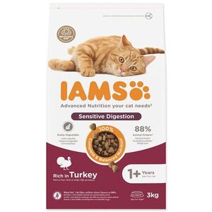 IAMS Krmivo Cat Adult Turkey 3kg obraz