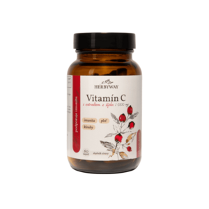 Herbyway Vitamín C s extraktem z šípku 1 000 mg 60 kapslí obraz