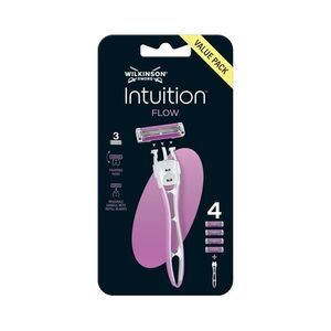 Wilkinson Intuition Flow holicí strojek + hlavice 4 ks obraz