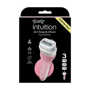 Wilkinson Intuition 2in1 Soap & Shave strojek + hlavice 3 ks obraz
