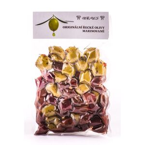 DMHERMES Marinované olivy mix vakuované 150 g obraz