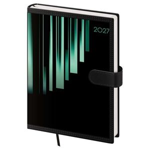 Helma Tone denní diář s magnetem 2027, zelený, A5 14, 3 × 20, 5 cm obraz