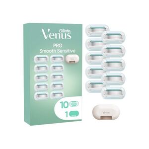 Gillette Venus Pro Smooth Sensitive dámské holicí hlavice + kryt 10 ks obraz