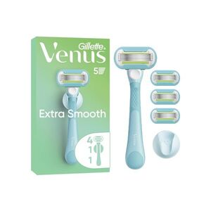 Gillette Venus Extra Smooth holicí strojek + holicí hlavice a nástěnný držáček 4 ks obraz