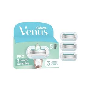 Gillette Venus Pro Smooth Sensitive holicí hlavice pro citlivou pokožku 3 ks obraz