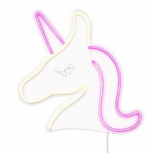 2Kids Toys LED NEON LIGHT lampička Jednorožec růžovobílý obraz