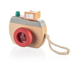 Zopa Dřevěný fotoaparát, Grey 2 obraz