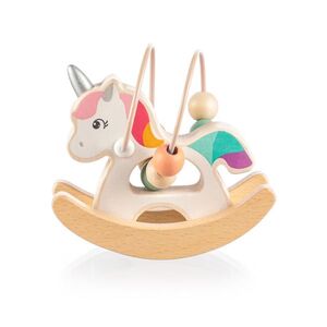 Zopa Dřevěný aktivity jednorožec, Pink 1 obraz