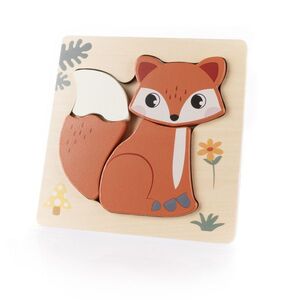 Zopa Dřevěné puzzle malé, Fox 4 obraz
