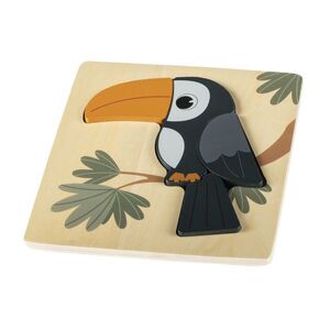 Zopa Dřevěné puzzle malé, Toucan 1 obraz