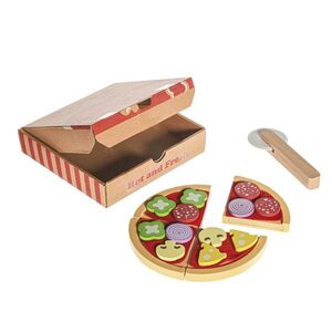 Zopa Dřevěná pizza v krabičce obraz