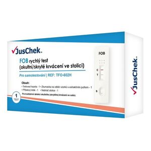 Alltest JusChek FOB rychlý test na okultní krvácení 1 ks obraz
