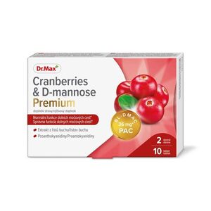 Dr. Max Cranberries & D-mannose Premium 10 tablet obraz