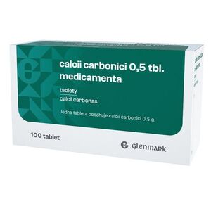 Medicamenta Calcii Carbonici 0, 5 tbl. 100 tablet obraz