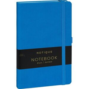NOTIQUE Notes Modrý, tečkovaný 13 × 21 cm obraz
