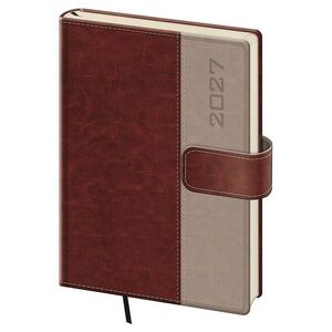 Helma Classic denní diář s magnetem 2027, hnědý, A5 14, 3 × 20, 5 cm obraz