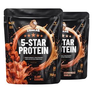Lionlab 5-Star Protein AKCE 1+1 slaný karamel&vanilka obraz