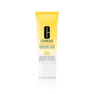 CLINIQUE UV Solution brightening + tinted SPF 50 medium minerální opalovací krém na obličej 40 ml obraz