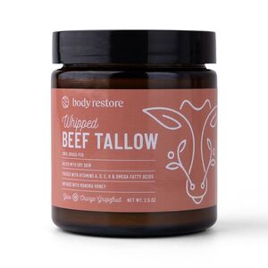 Body Restore Našlehaný tělový krém z hovězího loje pomeranč a grep 71 g obraz