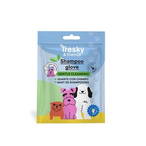 Tresky & friends Čisticí šampónová rukavice na srst se zeleným čajem 1 ks obraz